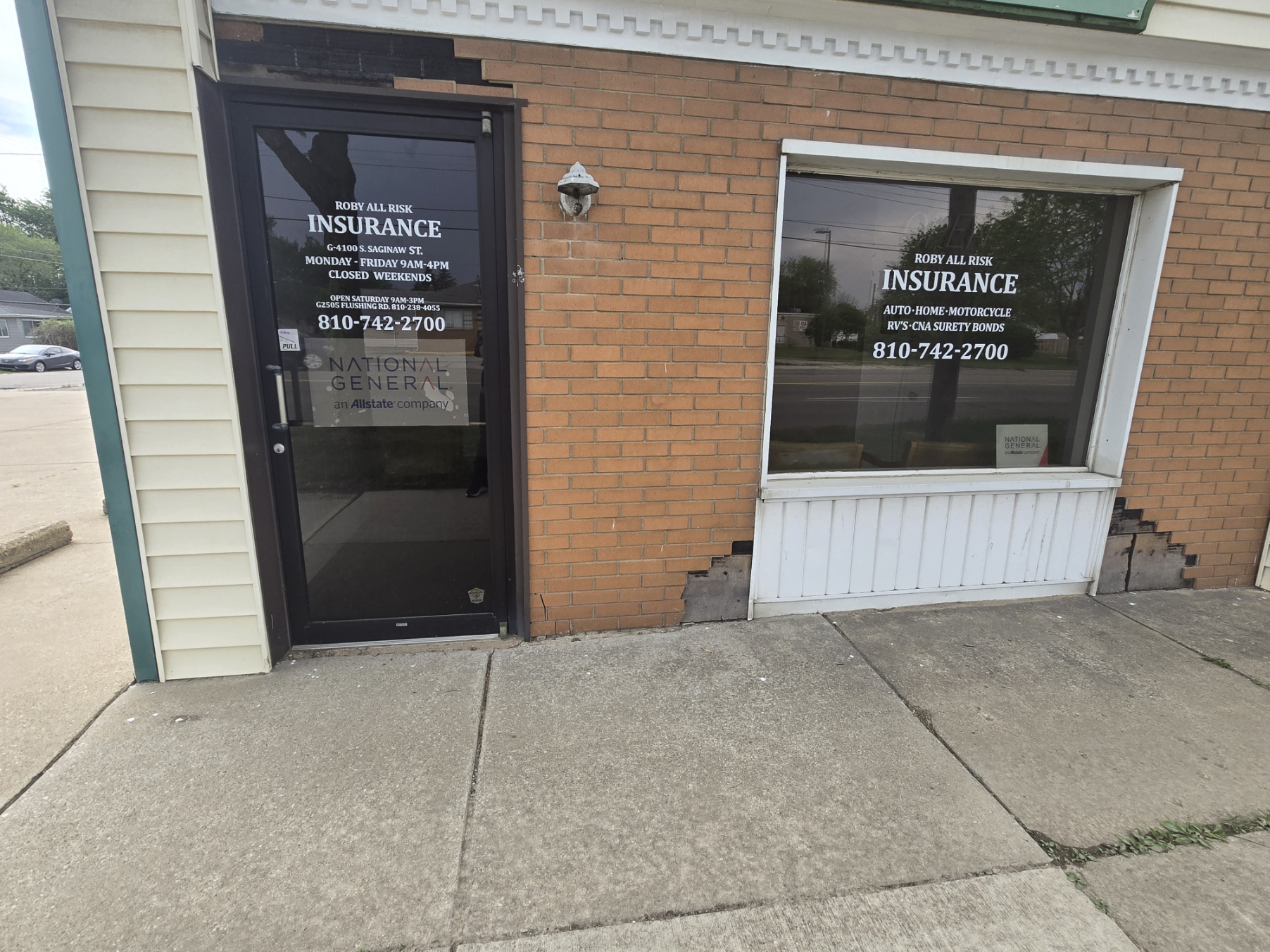 Roby All Risk Insurance, Burton MI storefront